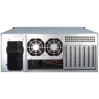 Inter-Tech 4U-4408, Rack, Server, Schwarz, Silber, ATX, EATX, micro ATX, Mini-ITX, SSI EEB, Stahl, 4U