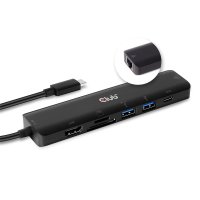 Club 3D USB type C 7in1 Hub HDMI 4K60Hz SD TF Card slot...