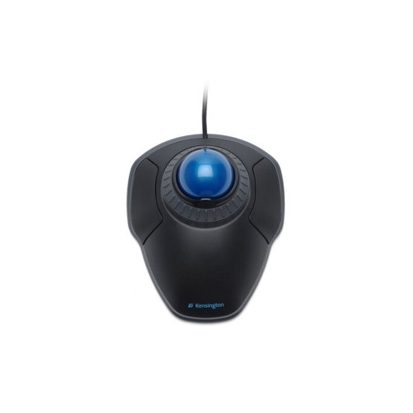 Kensington Orbit® Trackball mit Scroll Ring, Beidhändig, Optisch, USB Typ-A, Schwarz