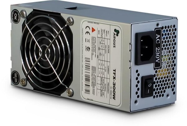 Inter-Tech TFX-300W, 300 W, 230 V, Aktiv, 20+4 pin ATX, Nicht-modular, TFX