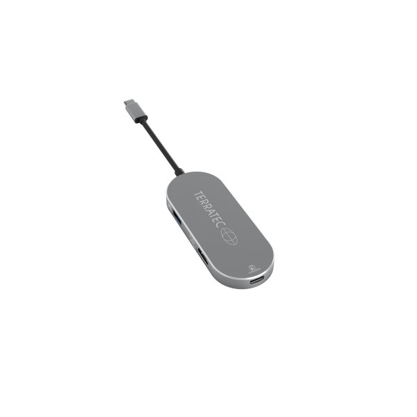 TerraTec Connect c5, USB 3.2 Gen 1 (3.1 Gen 1) Type-C, Silber, HDMI, USB 3.2 Gen 1 (3.1 Gen 1) Type-A, Aluminium, China, USB