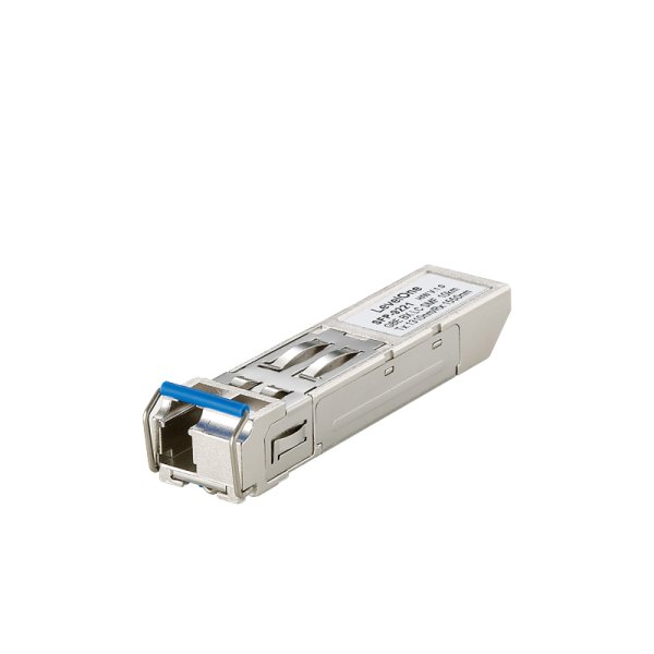 LevelOne 1.25G Single-Mode BIDI SFP Transceiver 10km, TX/RX mit 1310/1550nm, Faseroptik, 1250 Mbit/s, SFP, LC, 9/125 µm, 10000 m