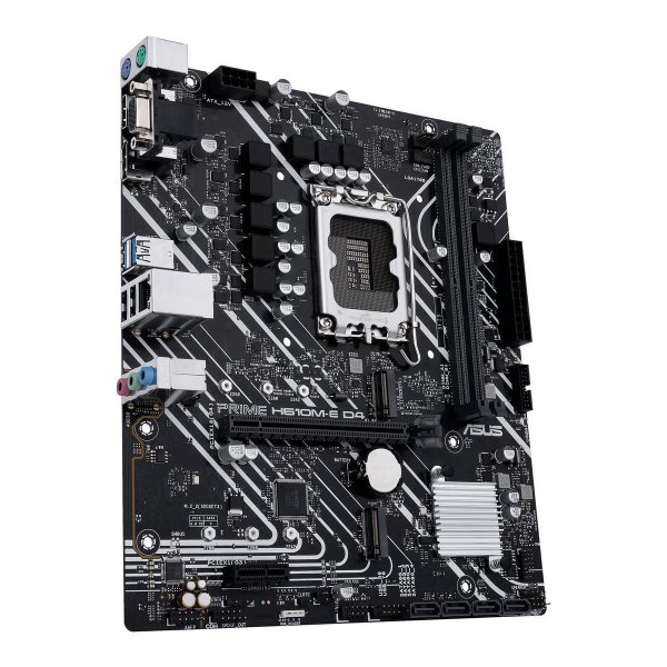 ASUS PRIME H610M-E D4-CSM, Intel, LGA 1700, Intel® Celeron®, Intel® Core™ i3, Intel® Core™ i5, Intel® Core™ i7, Intel® Core™ i9, Intel® Pentium®, LGA 1700, DDR4-SDRAM, 64 GB