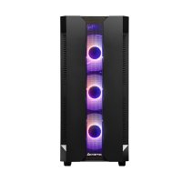 Chieftec GS-01B-OP, Tower, PC, Schwarz, ATX, micro ATX, Mini-ITX, SPCC, Gehärtetes Glas, Gaming