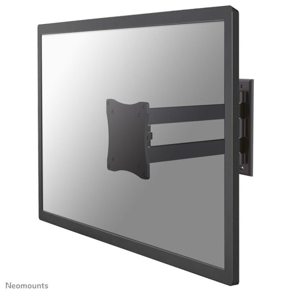 Neomounts TV/Monitor-Wandhalterung, 25,4 cm (10"), 68,6 cm (27"), 75 x 75 mm, 100 x 100 mm, 0 - 90°, Schwarz