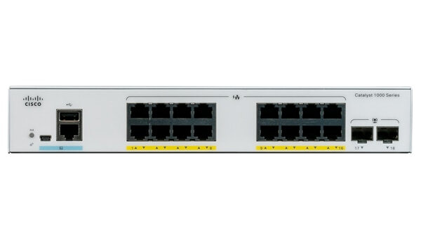 Cisco Catalyst C1000-16T-2G-L, Managed, L2, Gigabit Ethernet (10/100/1000)