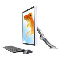 Ergotron MX Series Desk Mount LCD Arm, 13,6 kg, 76,2 cm (30"), 75 x 75 mm, 200 x 200 mm, Aluminium