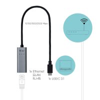 i-tec Metal USB-C 2.5Gbps Ethernet Adapter,...