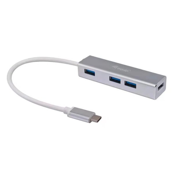 Equip 128958, USB 3.2 Gen 1 (3.1 Gen 1) Type-C, USB 3.2 Gen 1 (3.1 Gen 1) Type-A, 5000 Mbit/s, Silber, Aluminium, Windows 10, Windows 7, Windows 8