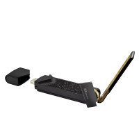 ASUS USB-AX56, Kabellos, USB, WLAN, 1775 Mbit/s, Schwarz, Gold