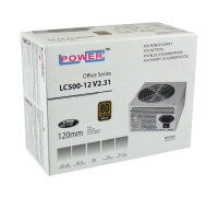 LC-Power LC500-12 V2.31, 350 W, 230 V, 400 W, 50 Hz, 3 A,...