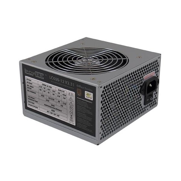 LC-Power LC600-12 V2.31, 450 W, 230 V, Aktiv, 24 A, 17 A, 14 A