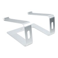 StarTech.com Schreibtisch Laptophalter, Laptophalterung/Laptop ablage/erhöhung bis 5kg Tragkraft, Notebook Ablage/Laptop Riser für Macbook Air/Pro, Dell XPS, Lenovo, Aluminium, Laptop-Ständer, Silber, Aluminium, 43,2 cm (17"), 5 kg, 223 mm