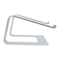 StarTech.com Schreibtisch Laptophalter, Laptophalterung/Laptop ablage/erhöhung bis 5kg Tragkraft, Notebook Ablage/Laptop Riser für Macbook Air/Pro, Dell XPS, Lenovo, Aluminium, Laptop-Ständer, Silber, Aluminium, 43,2 cm (17"), 5 kg, 223 mm