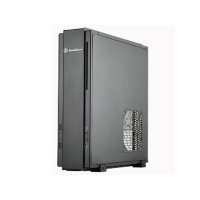 SilverStone ML07, HTPC, PC, Schwarz, Mini-DTX, Mini-ITX, Kunststoff, Stahl, Boden