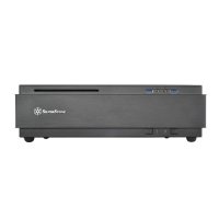 SilverStone ML07, HTPC, PC, Schwarz, Mini-DTX, Mini-ITX, Kunststoff, Stahl, Boden