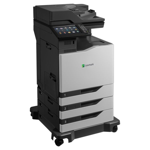 Lexmark CX825dte, Laser, Farbdruck, 1200 x 1200 DPI, A4, Direktdruck, Schwarz, Grau