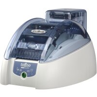 Evolis Tattoo2 RW, 300 x 300 DPI, 300 Karte/h, Blau, Weiß, 100 Blätter, 16 MB, USB & Ethernet