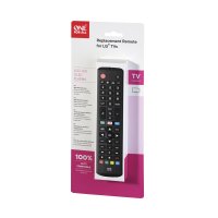 One for All TV Replacement Remotes URC4911, TV, IR...