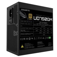 Gigabyte GP-UD750GM, 750 W, 100 - 240 V, 50 - 60 Hz, 12 A, Aktiv, 105 W