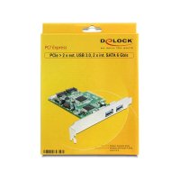 Delock 89359, PCI, USB 3.2 Gen 1 (3.1 Gen 1), 6 Gbit/s,...