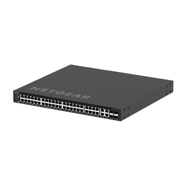 Netgear M4350-44M4X4V, Managed, L3, 2.5G Ethernet (100/1000/2500), Power over Ethernet (PoE), Rack-Einbau, 1U