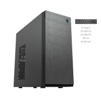 Chieftec HC-10B-OP, Mini Tower, PC, Schwarz, ATX, micro...