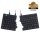 R-Go Tools Ergonomische Tastatur R-Go Split Break v2 mit Pausensoftware, geteilte Tastatur, QWERTY (US), Kabelgebunden, Schwarz, Mini, Kabelgebunden, USB, QWERTY, Schwarz