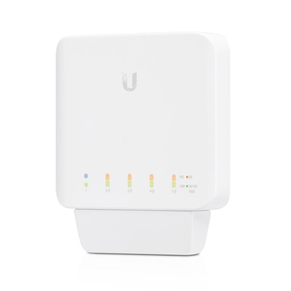 UbiQuiti UniFi USW-FLEX, Managed, L2, Gigabit Ethernet (10/100/1000), Vollduplex, Power over Ethernet (PoE), Wandmontage