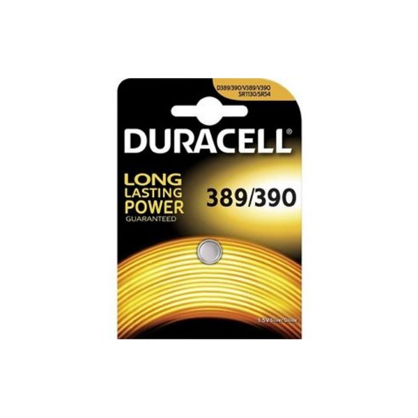 Duracell 389/390, Single-use battery, Siler-Oxid (S), 1,5 V, 1 Stück(e), Silber, 40 mm