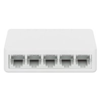 Manhattan 5-Port Fast Ethernet Switch, Kunststoffgehäuse, Desktop-Format, IEEE 802.3az (Energy Efficient Ethernet), Unmanaged, Fast Ethernet (10/100), Vollduplex