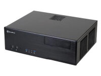 SilverStone Grandia GD05, HTPC, PC, Schwarz, DTX, micro ATX, Mini-ITX, Aluminium, Kunststoff, SECC, Heimbüro