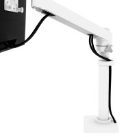 Ergotron NX Series NX MONITOR ARM WHITE, Klemme, 8 kg, 86,4 cm (34"), 100 x 100 mm, Höhenverstellung, Schwarz, Weiß