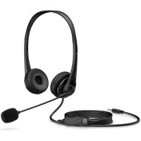 HP Stereo-Headset (3,5 mm) G2, Kabelgebunden, Büro/Callcenter, 88 g, Kopfhörer, Schwarz