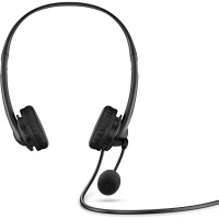 HP Stereo-Headset (3,5 mm) G2, Kabelgebunden, Büro/Callcenter, 88 g, Kopfhörer, Schwarz