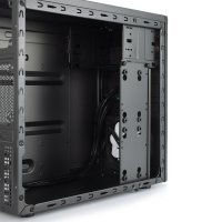 Fractal Design CORE 1100, Mini Tower, PC, Schwarz, micro ATX, Mini-ITX, HDD, Leistung, 14,8 cm