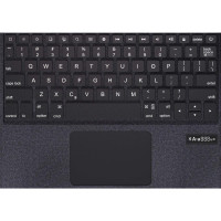 DEQSTER Rugged Touch Keyboard Folio - mit Trackpad - für Apple iPad 10.2" (7/8/9. Gen.) - Bluetooth - QWERTZ Layout, robust, stabil, Tastatur, Schutzhülle