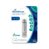 MEDIARANGE MR935, 16 GB, USB Type-A / USB Type-C, 3.2 Gen...