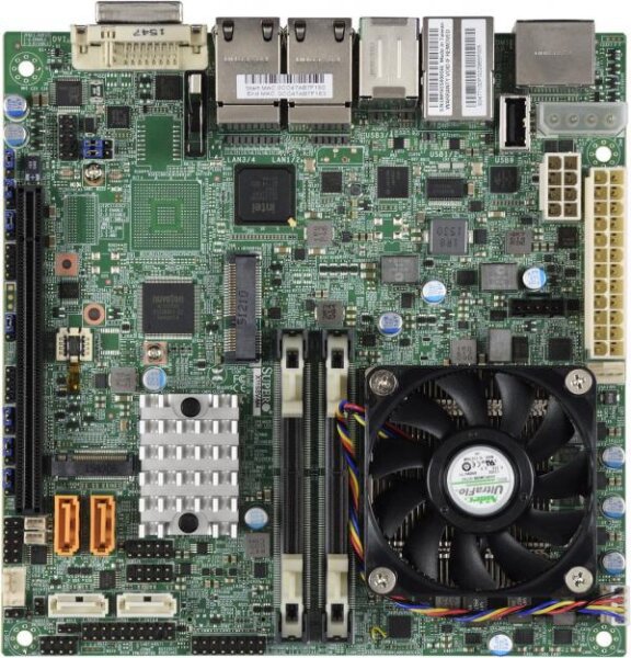 Supermicro X11SSV-M4, Intel, BGA 1440, 8 GT/s, 45 W, DDR4-SDRAM, 32 GB