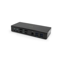 i-tec USB-C Quattro Display Docking Station with Power Delivery 85 W, Kabelgebunden, USB 3.2 Gen 1 (3.1 Gen 1) Type-C, 85 W, 3,5 mm, 10,100,1000 Mbit/s, Schwarz