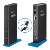 i-tec USB 3.0/USB-C Dual HDMI Docking Station,...