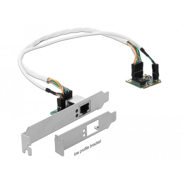 Delock 95265, Eingebaut, Kabelgebunden, Mini PCI Express, Ethernet, 1000 Mbit/s