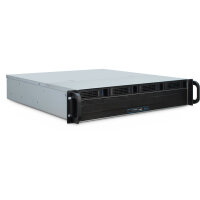 Inter-Tech 2U 2404L S-ATA, Rack, Server, Schwarz, Grau,...