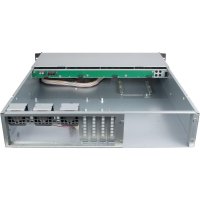 Inter-Tech 2U 2404L S-ATA, Rack, Server, Schwarz, Grau, micro ATX, Mini-ITX, Stahl, 2U