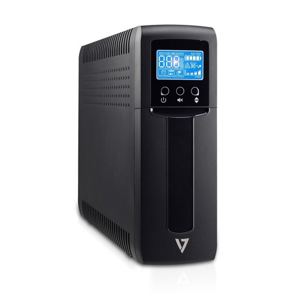 V7 1.500 VA Tower, Line-Interaktiv, 1,5 kVA, 900 W, Sine, 230 V, 316 J