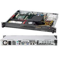 Supermicro SC512-203B - Rack - Server - Schwarz - ATX - 1U - HDD - Leistung