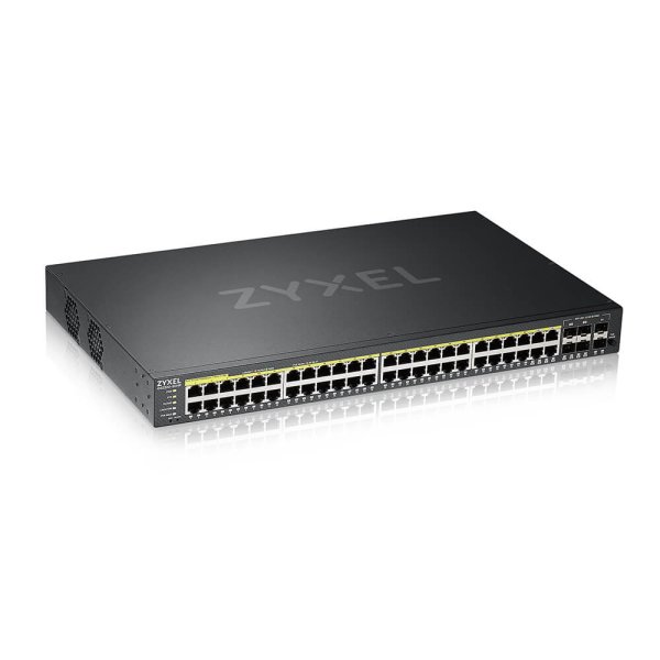 ZyXEL GS2220-50HP-EU0101F, Managed, L2, Gigabit Ethernet (10/100/1000), Power over Ethernet (PoE), Rack-Einbau