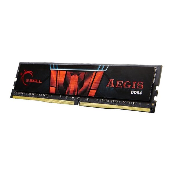 G.Skill 4GB DDR4-2133, 4 GB, 1 x 4 GB, DDR4, 2133 MHz, 288-pin DIMM, Schwarz, Rot