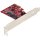 StarTech.com 2 Port PCIe SATA RAID Kontroller - PCIe SATA hardware RAID Controller - PCIe Festplatten/SSD RAID Controller/Karte - Full/Low Profil Blende - ASM1062R SATA RAID - PCIe auf SATA Karte - RAID 0, 1, SPAN, PCIe, SATA, PCIe 2.0, Rot, ASMedia - ASM