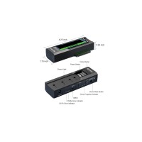 SANDBERG 136-49, SSD, SATA, Serial ATA II, Serial ATA III, 2.5,3.5,M.2, USB 3.2 Gen 2 (3.1 Gen 2) Type-C, 10 Gbit/s, Schwarz